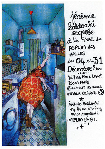 Solo exhibition: Fnac Forum des Halles – Paris – France from 4 to 31 December 2000