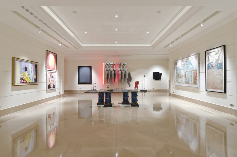 Exhibition Permanent collection at Copelouzos Art Museum Athens Greece on 2016 of artwork of