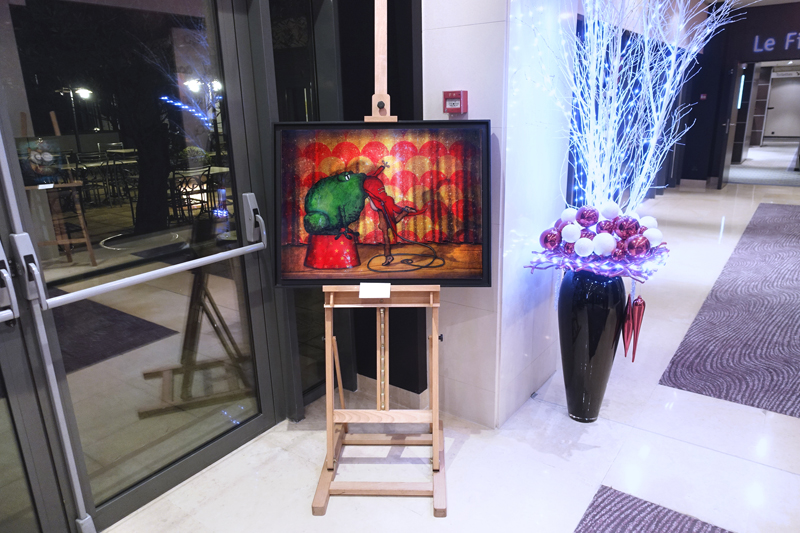 Solo exhibition Crowne Plaza Hotel  Paris – FRANCE from 06 to 31 December 2017