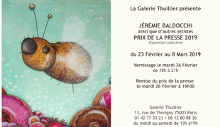 Group exhibition: Press Prize – Gallery Thuillier – Paris to 23 febrary to 08 March 2019