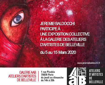 Group exhibition: Group exhibition in AAB Gallery – Paris – France from 05 to 15 March 2020