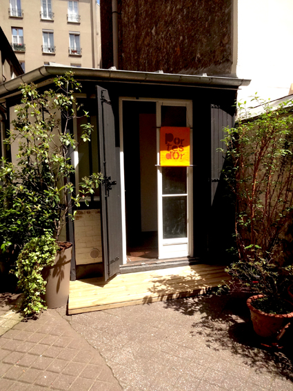 Solo exhibition Open artists’ studios in the district of Goutte d’Or 2013 – Paris – France June 15 and 16, 2013
