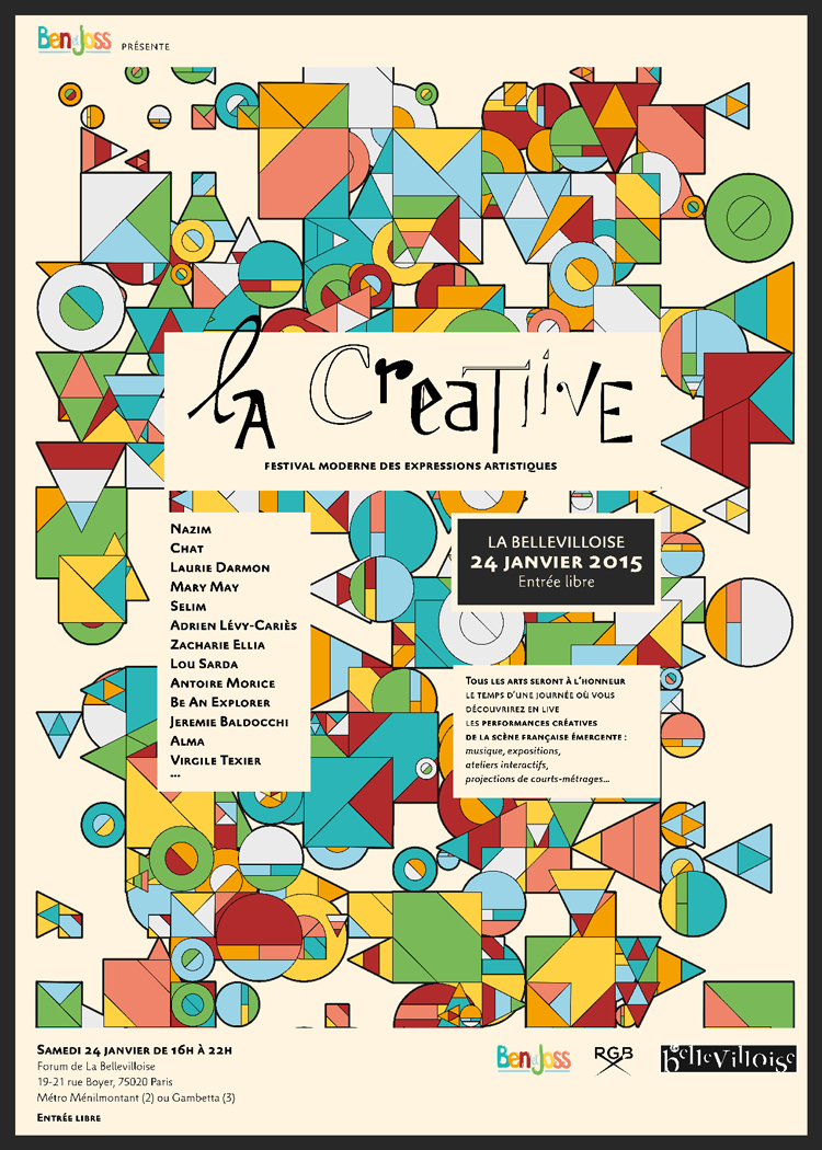 Group exhibition Arts festival La Creatiive – Paris – France Janary, 24 2015