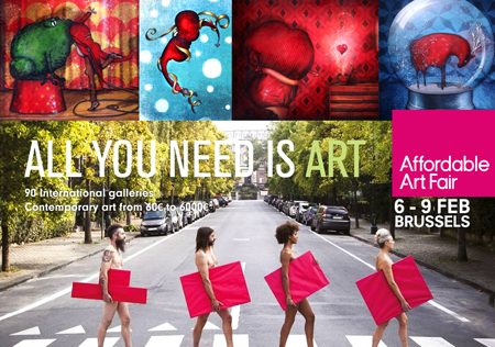 Group exhibition: Affordable Art Fair – Brussels – Belgium from 5 to 9 February 2015