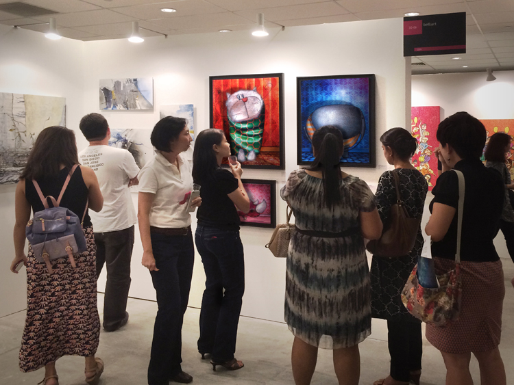 Group exhibition Affordable Art Fair – Singapore – Asia from 17 to 19 April 2015