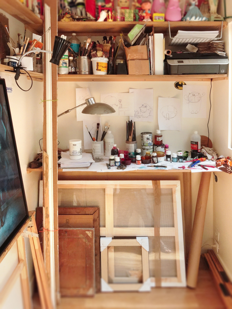 Solo exhibition Open artists’ studios in the district of Goutte d’Or 2015 – Paris – France June 13 and 14, 2015