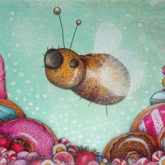 Painting: Sweet bee